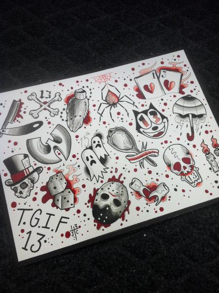 Art Galleries - Friday the 13th Flash Sheet - 79244